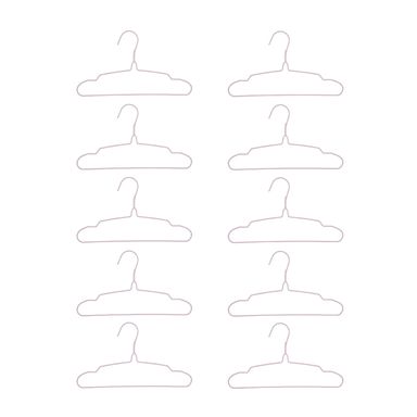 Paquete De Ganchos Para Ropa De Niño - Ganchos Rosa - 10 Piezas