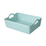 Cesto-Pl-stico-para-Almacenamiento-con-Mango-Trenzado-Pl-stico-Azul-24x18-5x10-3-cm-1-8589