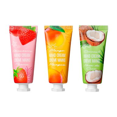 Set de Crema para Manos Fresh Fruit Energy  Fresh Fruit Energy  20 gr Mango, Coco, Fresa 3 Piezas