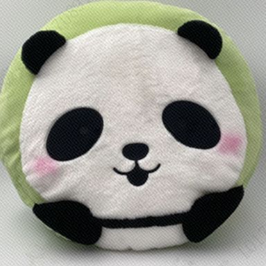 Cojín Decorativo Miniso Panda Felpa Verde