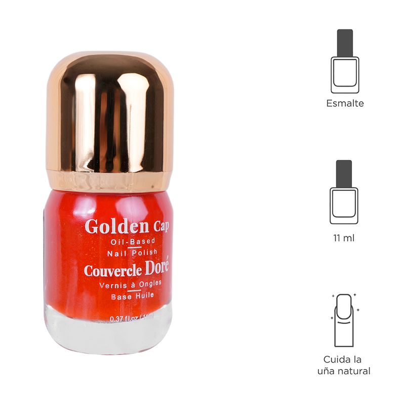 Esmalte-Para-U-as-A-Base-De-Aceite-Con-Tapa-Dorada-16-MINISO-Naranja-11-ml-3-9285