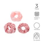Paquete-De-Collet-Para-El-Cabello-Grandes-Pure-Color-Rosa-3Pzas-Miniso-Rosa-3-Piezas-3-9690