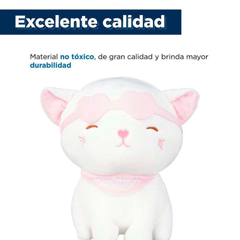 Peluche De Camaron, Sushi Cat, Mediano, Blanco