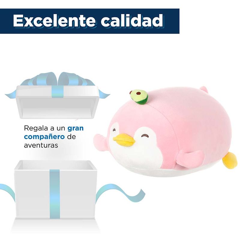 Peluche-Ping-ino-Con-Aguacate-Rosa-Miniso-5-5323