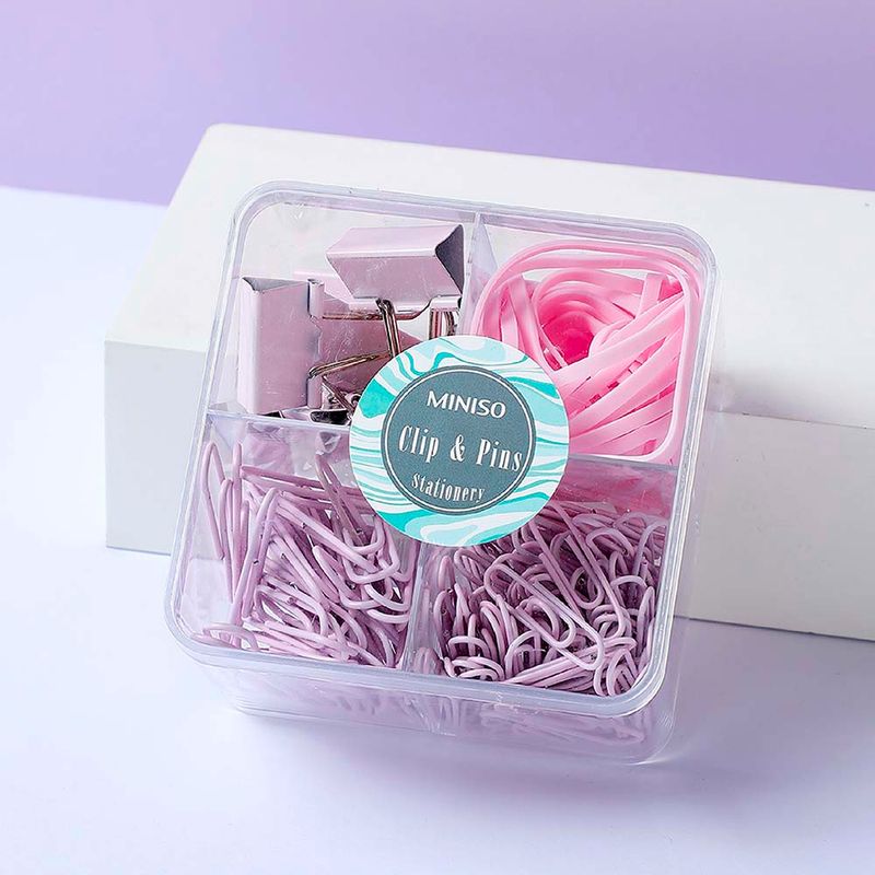 Set-de-Suministros-de-Oficina-Rosa-Rosa-154-Piezas-4-8440