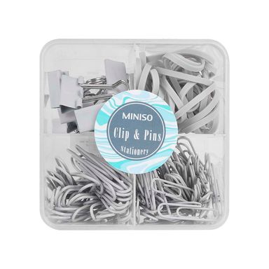 Set Suministros De Oficina - Gris. MINISO
