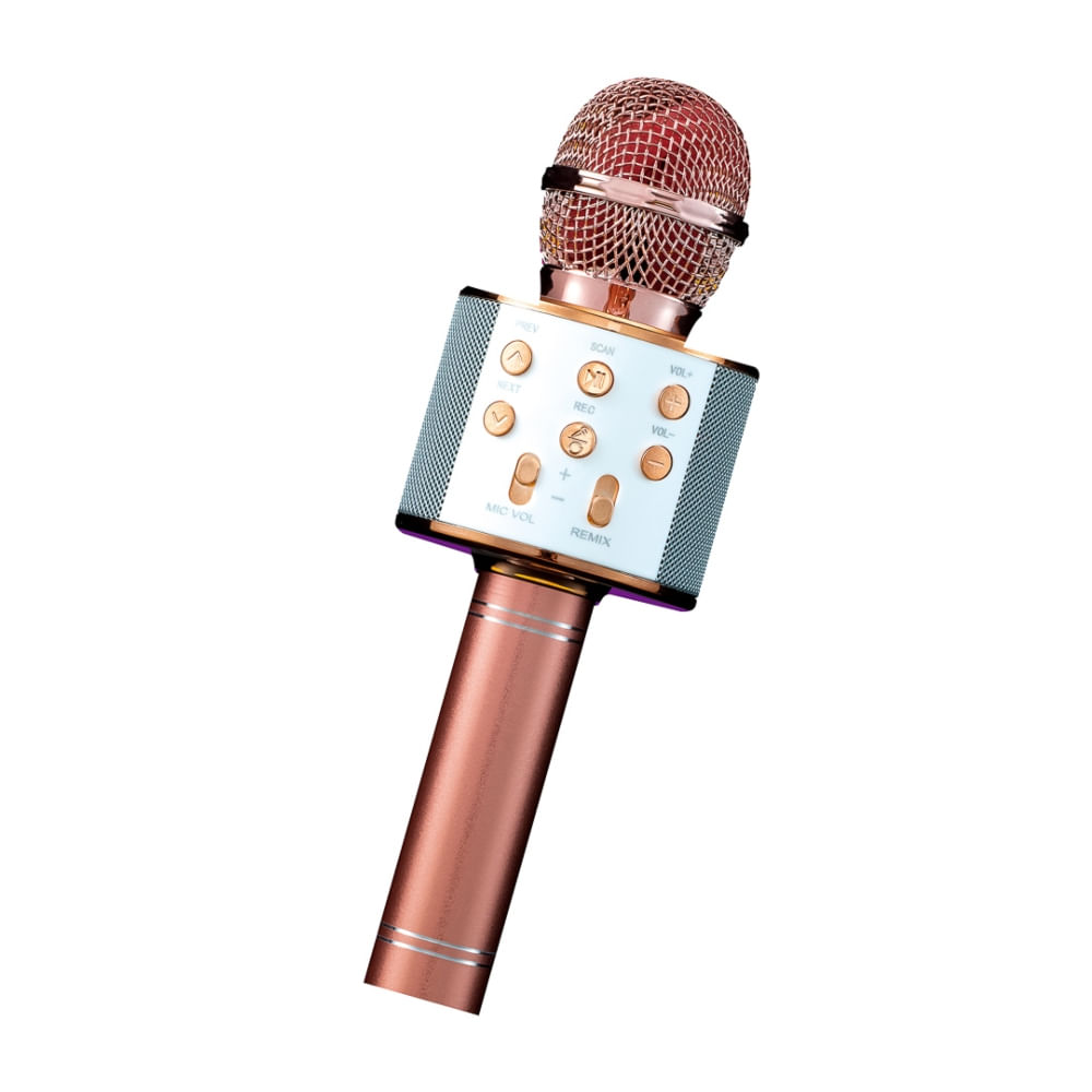 Micrófono mini rosa - Miniso