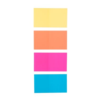 Notas Adhesivas  Pet Grande 4 Colores 4Pzs. Tipo Bandera 4 Paquetitos