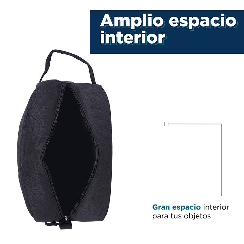Bolso-De-Mano-Para-Viaje-Youth-Of-Time-Azul-Marino-Miniso-Organizador-Sint-tico-Negro-23x11x15-cm-4-10654