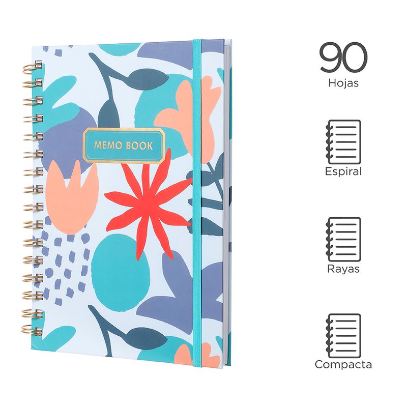 Libreta-con-Espiral-A6-Dazzling-World-21-7x16-5-cm-90-hojas-3-8836