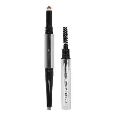 Lapiz Delinador Para Cejas De Punta Plana 0.9G 3 En 1 Plano