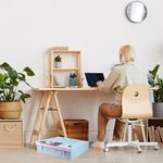 Organizador-We-Bare-Bears-Plegable-100-Poli-ster-Azul-58x58x15-cm-7-12164