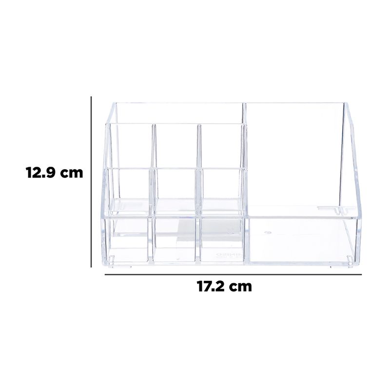 Organizador-para-Cosm-ticos-Multigrid-Chico-Pl-stico-Transparente-17-2X12-9X8-3-cm-8-6041