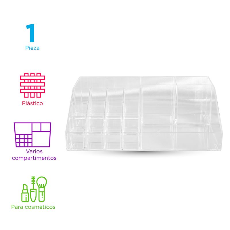 Organizador-para-Cosm-ticos-Multigrid-Grande-Pl-stico-Transparente-25-9X17-6X8-3-cm-3-6044