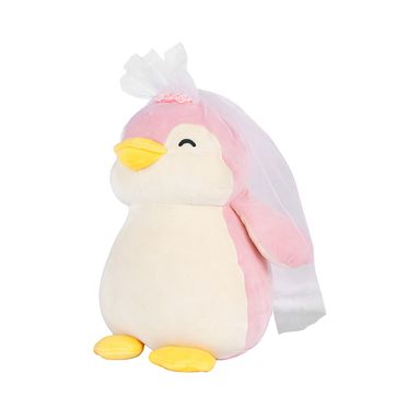 Pingüino De Peluche Novia Grande Miniso
