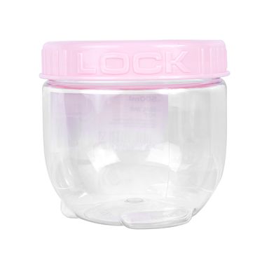 Envase De Almacenamiento Miniso Con Tapa Rosa 500 ml