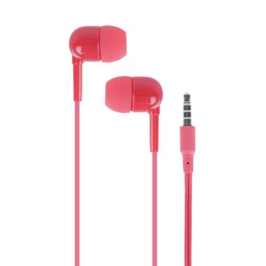 Audífonos  De Cable Con Estuche En Forma De Capsula  Hf236 Rojo - Colorful Auriculares Rojo