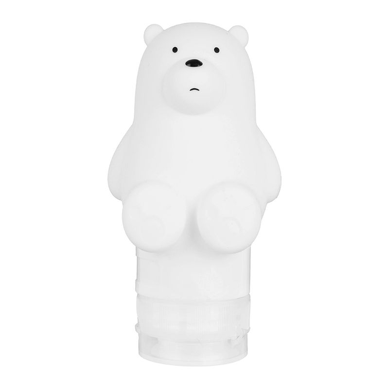 Botella-De-Viaje-We-Bare-Bears-Polar-Silicona-Blanca-1-12376
