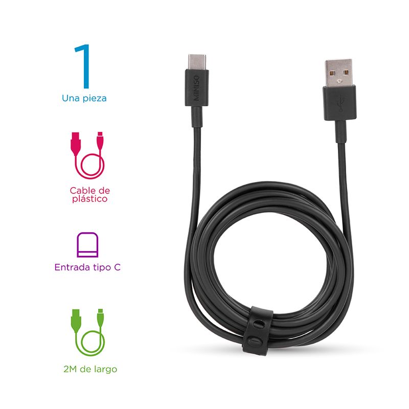 Cable-De-Datos-Tipo-C-Tpe-Flexible-2M-3A-Negro-USB-a-USBC-FPE-Flexible-Negro-2-m-3-5320