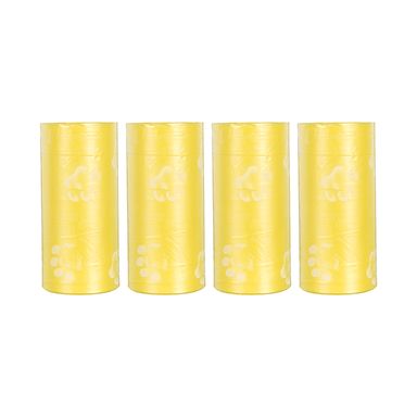 Bolsas Para Desechos De Mascota Degradables Pet Series 2.0 Amarillo 4*20 Pzas Miniso Degradables Amarillo 31x21.5 cm 4 Piezas