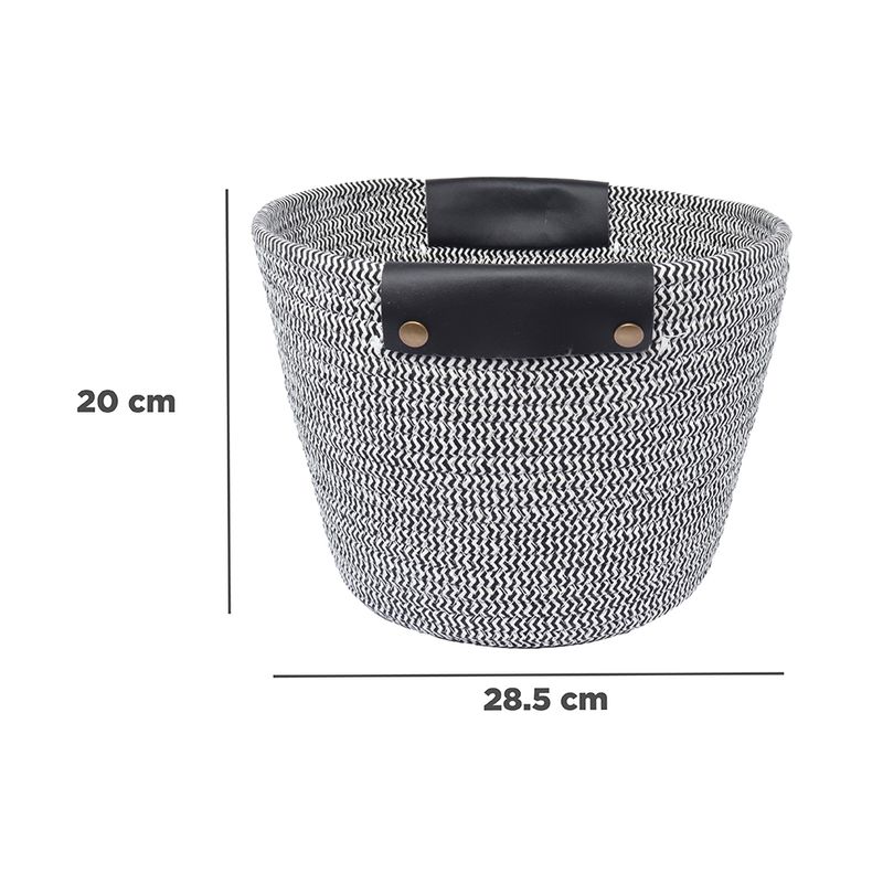 Cesta-De-Almacenamiento-De-Cuerda-De-Algodon-Con-Asa-L-Blanco-Y-Negro-MINISO-7-10301