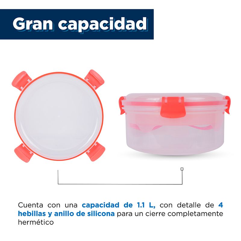 Contenedor-Para-Ensalada-Con-Separacion-Grande-Naranja-MINISO-1100-ml-4-9138