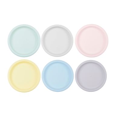 Paquete De Platos Ecologico  Multicolor 6 Pzs MINISO