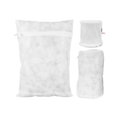 Bolsa De Lavado En Forma Cilindrica Blanco 3 Pzas