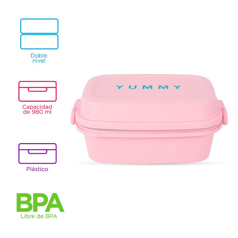Contenedor-Double-Button-Rosa-980-Ml-MINISO-4-Piezas-3-5280