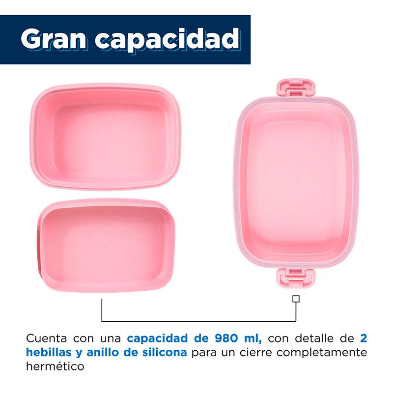 Contenedor-Double-Button-Rosa-980-Ml-MINISO-4-Piezas-4-5280