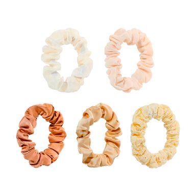 Paquete De Donas Para El Cabello Pequeñas Amarillo 5 Piezas