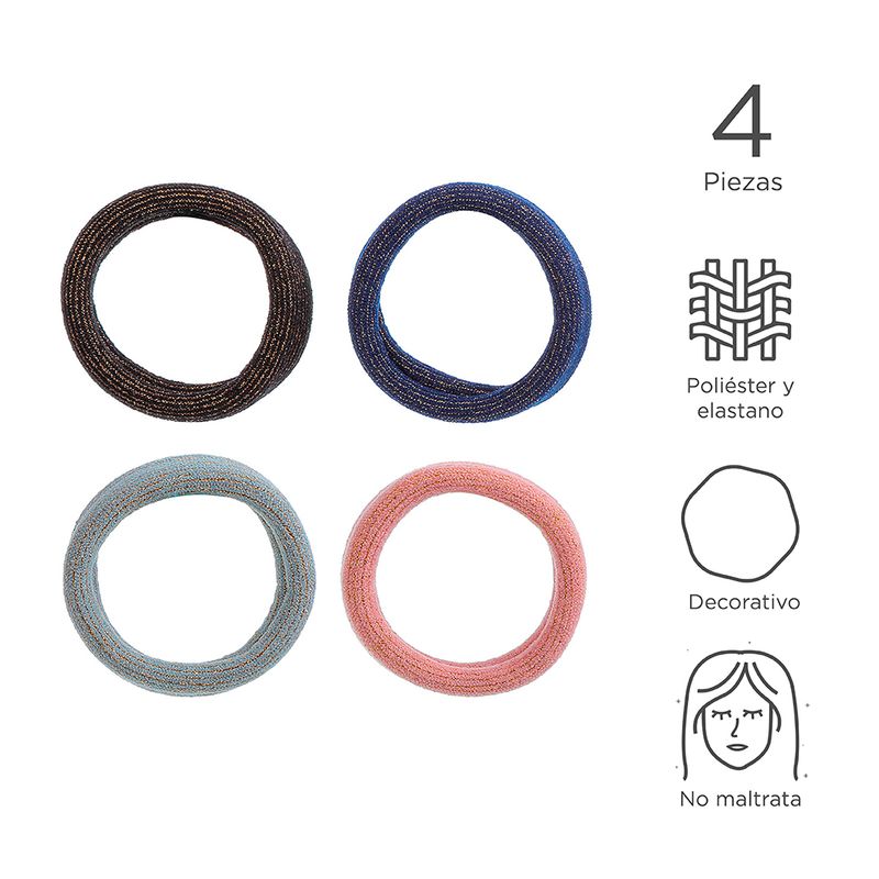 Collet-Miniso-Para-Cabello-Estilo-Europeo-Multicolor-4-Piezas-3-9508