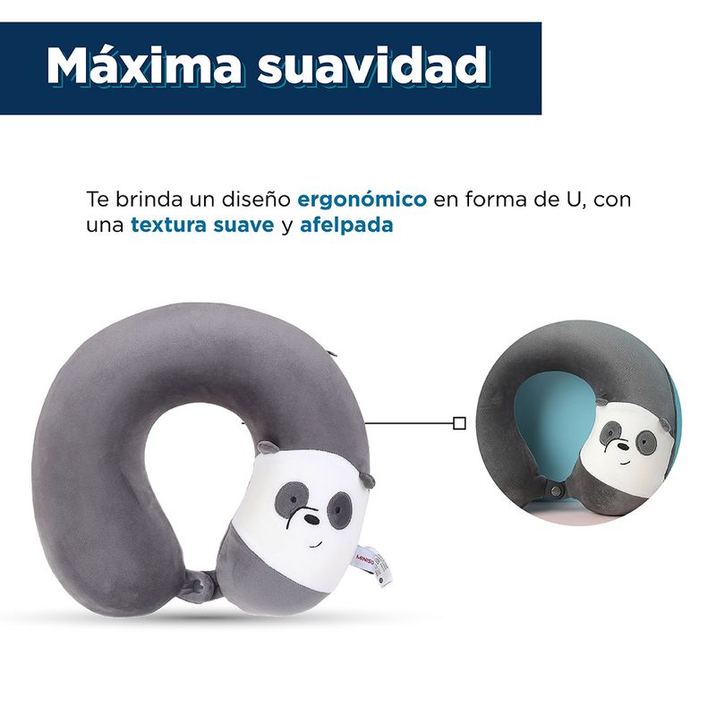 Almohada-Para-Viaje-Con-Memory-Foam-Panda-Gris-Oscuro-We-Bare-Bears-WBB-4-564