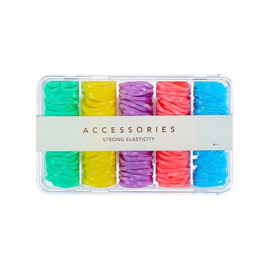 Ligas Para Cabello Colorful 150 Pzs
