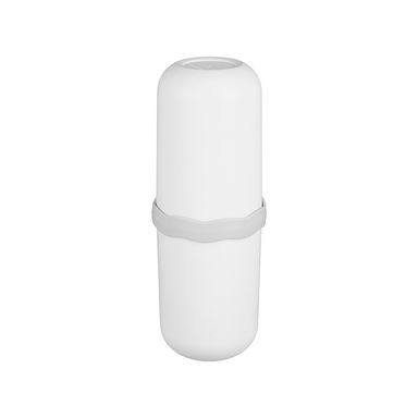 Kit De Lavado De Dientes, Cepillo Y Vaso Plástico Blanco