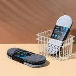 Protector-de-Pie-para-Hombre-Antideslizante-Colores-Mixtos-98-Poli-ster-2-Elastano-Gris-Negro-25-28-5-Piezas-11-8376