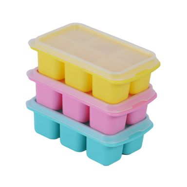 Bandeja Para Cubo De Hielo Rainbow 6 Cubos 3 Pzas MINISO