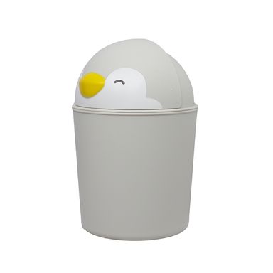Bote De Basura Pingüino Sr. Miniso Plástico