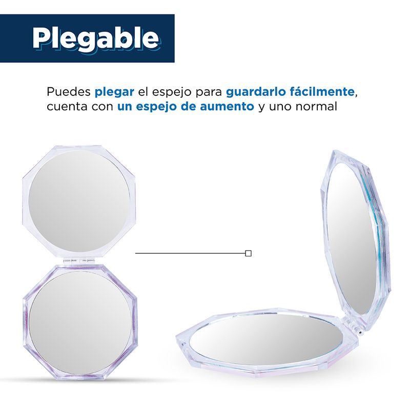 Espejo-Plegable-Hexagonal-Con-Brillantina-Miniso-Rosa-4-5984