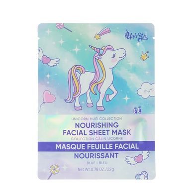Mascarilla Facial Nutritiva Unicorn Dream Azul 22 ml
