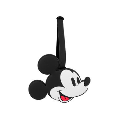 Etiqueta para Equipaje DISNEY Mickey Mouse Cabeza Plástico Negro
