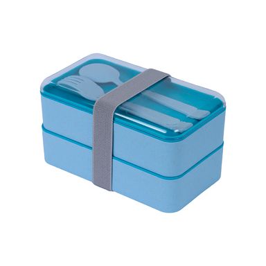 Contenedor Para Comida - Doble Capa - Azul - 1000 Ml
