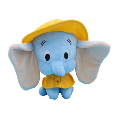 Peluche Disney Dumbo Con Impermeable Felpa Azul