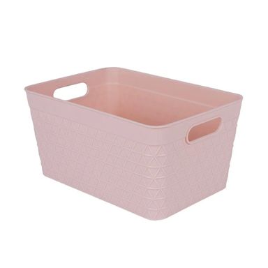 Cesta De Almacenamiento Plástico Rosa