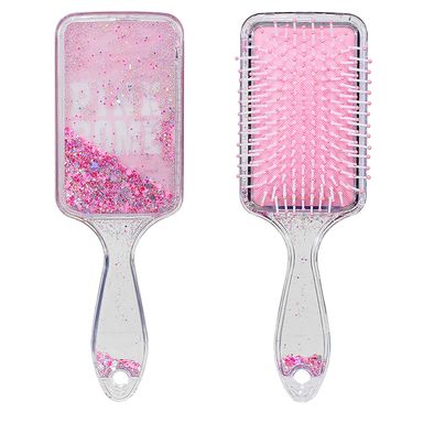 Cepillo para Cabello Pink Bomb Cuadrado Estrellas Movibles
