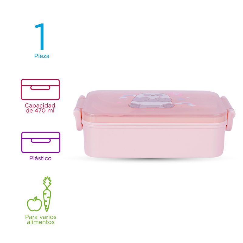 Contenedor-De-Alimentos-We-Bare-Bears-Panda-Pl-stico-Rojo-470-ml-3-9461