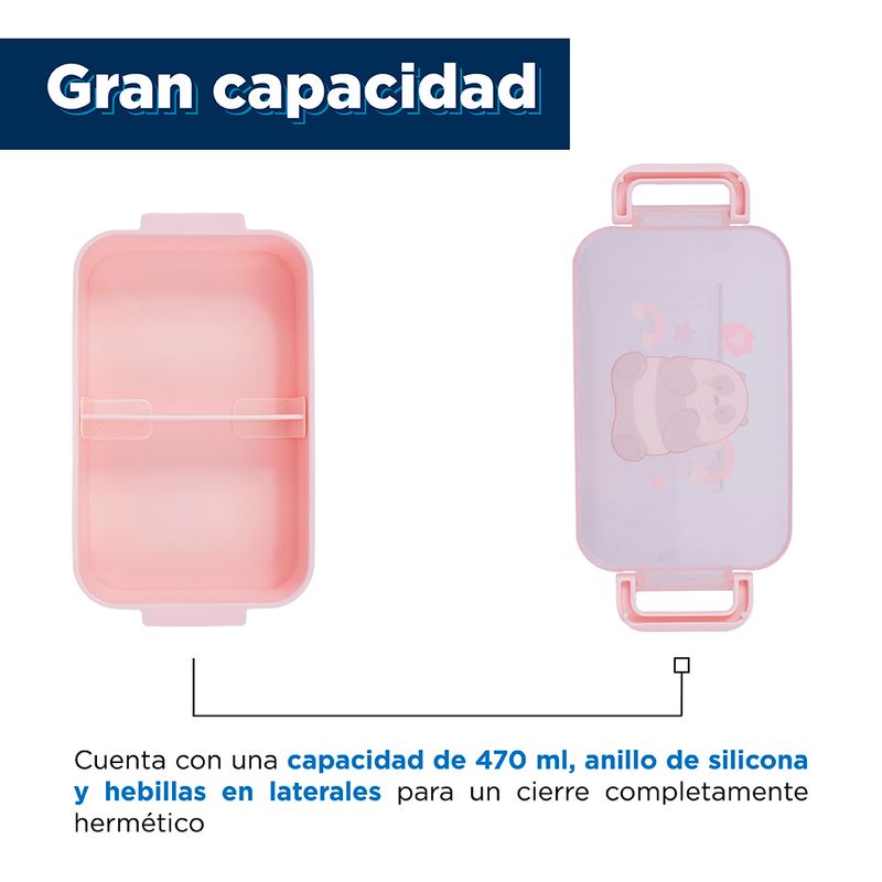 Contenedor-De-Alimentos-We-Bare-Bears-Panda-Pl-stico-Rojo-470-ml-4-9461