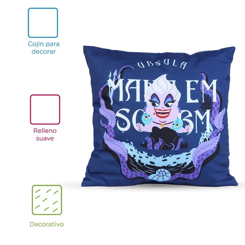 Coj-n-Decorativo-Disney-rsula-Villains-100-Poli-ster-Azul-2-12140