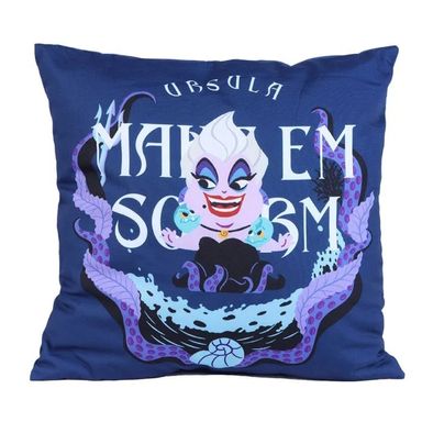 Cojín Decorativo Disney Úrsula Villains 100% Poliéster Azul