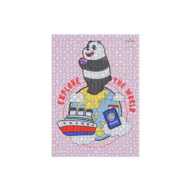 Rompecabezas We Bare Bears Panda Explorador 500 Piezas